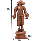 Copper Varaha Idol, Tamra Varaha Murti, Varaha Swamy Statue, Varaha Bhagavan Vigraham, Handcrafted Pooja Showpiece, Brown, 3 Inch, 1 Piece