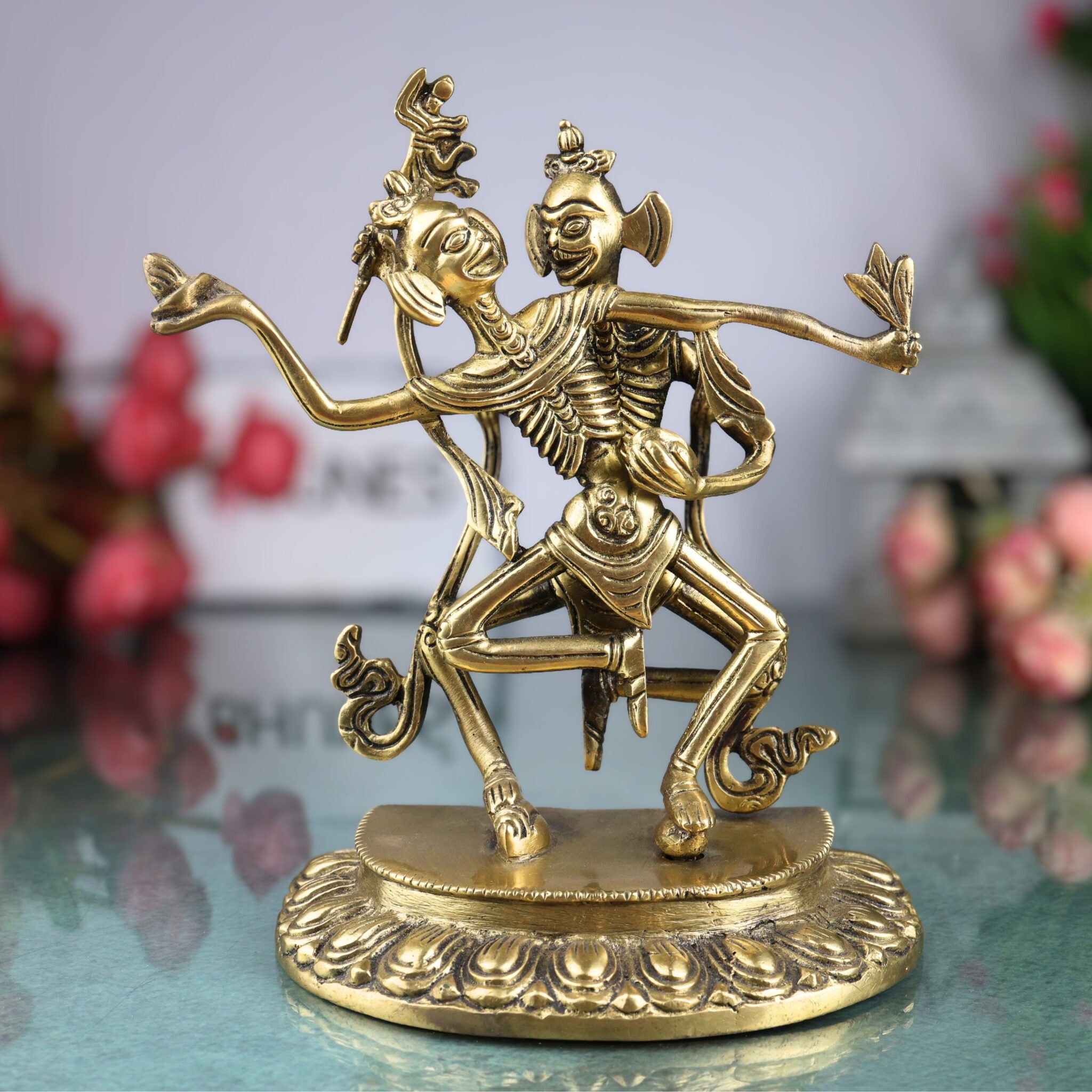 Brass Skeleton | Brass Showpeice Of Skeleton Dancing | Home Decorative | Skeleton Dancing | Unique Gifts | Gifts