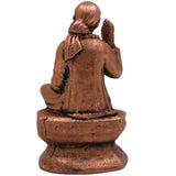 Pure Copper Sai Baba Idol, Handcrafted Tamra Shirdi Sai Nath Murti, Sadguru Sai Maharaj Vigraham for Pooja, Home Decor & Spiritual Gifts, Brown, 2 Inch, 1 Piece