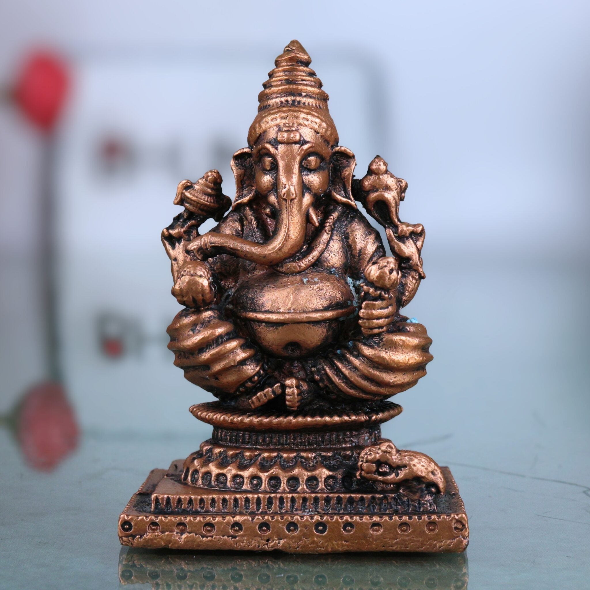 Copper Ganesh Idol
