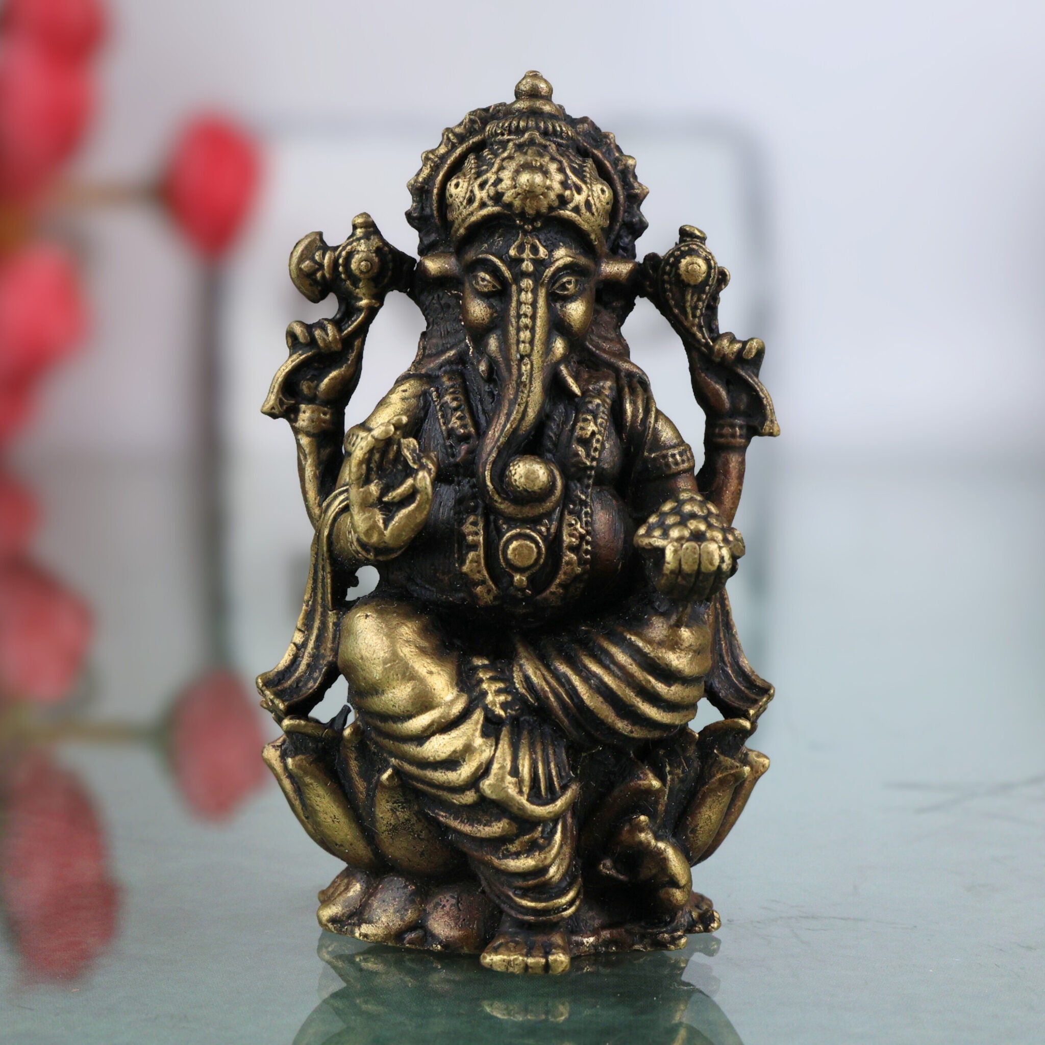 Brass Ganesha Idol