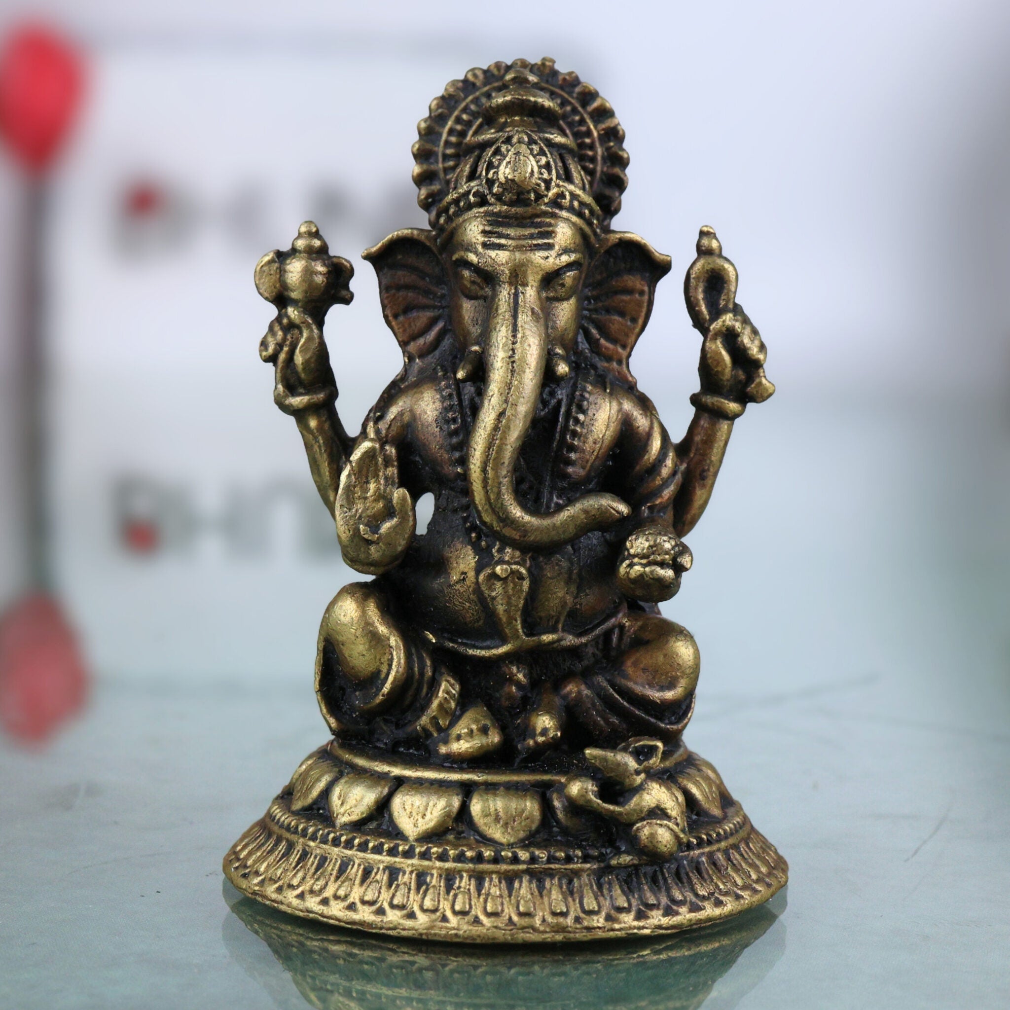 Brass Ganapati Idol