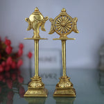 Brass Shankh Chakra