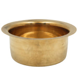Brass Tumbler for Coffee Hotcase Tea Coffee Warmer Box, Traditional Brass Tmnler for Coffee Counter Hot Case Display, Heat Retention Cup for Café Restaurant & Home Use, Gold, 1.5 Inch, 1 Piece
