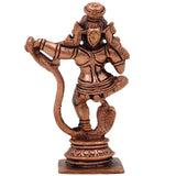 Copper Krishna Idol, Bal Krishna, Gopal, Govinda, Radha Krishna Sculpture for Pooja & Home Decor, Brown, 3.5 Inch, 1 Piece