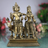 Brass Shiva And Parwati Idol | Shiv Parvati Brass Statue | Brass Shiva Parvati | Brass Shiv Parivar | Shivshankar Parvati | Murti | Idol |Statue