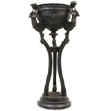 Antique Brass Nouveau Planter / Peetal Pittal Planter, Designer Brass Indoor & Pooja Decor, Brown, 15.5 Inch, 1 Piece