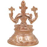 Bronze Varahi Amman Idol, Handcrafted Chola Style Sri Varahi Devi Murti for Pooja, Home Temple, Decor & Gifting, Gold, 3.5 Inch, 1 Piece