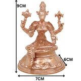 Bronze Varahi Amman Idol, Handcrafted Chola Style Sri Varahi Devi Murti for Pooja, Home Temple, Decor & Gifting, Gold, 3.5 Inch, 1 Piece