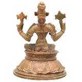Bronze Varahi Amman Idol, Handcrafted Chola Style Varahi Devi Murti for Pooja, Home Decor & Spiritual Gifting, Brown, 3.5 Inch, 1 Piece