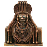 Bronze Shiva Lingam, Panchaloha Shivling, Kanchu Shiva Linga Idol, Chola Art Handcrafted Mahalingam Murti, Traditional South Indian Lingeshwara Linga, Brown, 3 Inch, 1 Piece