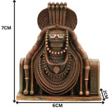 Bronze Shiva Lingam, Panchaloha Shivling, Kanchu Shiva Linga Idol, Chola Art Handcrafted Mahalingam Murti, Traditional South Indian Lingeshwara Linga, Brown, 3 Inch, 1 Piece