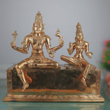 Bronze Shiva Parvati Idol