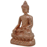 Bronze Buddha Idol, Handcrafted Gautam Buddha, Shakyamuni, Tathagata Murti for Home Temple, Meditation Room, Spiritual Décor & Gifting, Gold, 3.5 Inch, 1 Piece