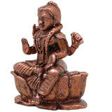 Copper Balambika Idol, Handcrafted Bala Ambika Bala Tripura Sundari Bala Devi Vigraham for Home Puja & Sacred Decor, Brown, 1 Inch, 1 Piece