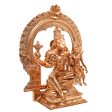 Bronze Varaha Lakshmi Idol, Handcrafted Varahalakshmi Devi Panchaloha Vigraham, South Indian Chola Art Wealth Prosperity Pooja Murti, Gold, 15.5 Inch, 1 Piece