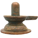 Bronze Shiva Lingam Idol, Handcrafted Vidya Hayagriva Vigraham, Knowledge & Wisdom Deity Statue for Pooja Room, Study Table, Temple Decor, Brown, 3 Inch, 1 PieceShiva Linga, Jyotirlinga, Panchaloha Ashtadhatu Sacred Pooja Vigraham, Brown, 3 Inch, 1 Piece