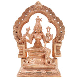 Bronze Sri Raja Rajeshwari Devi Idol, Lalita Tripurasundari Panchaloha Vigraham, Handcrafted Chola Art Shakti Murti for Pooja & Temple Worship, Gold, 5 Inch, 1 Piece