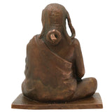 Bronze Pamban Swamigal Idol, Sri Pamban Swamy Kumaragurudasa Siddhar Murugan Bhakta Panchaloha Style Murti for Pooja Mandir Decor, Brown, 2.5 Inch, 1 Piece