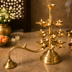 Brass 3 Layer Aarti Lamp