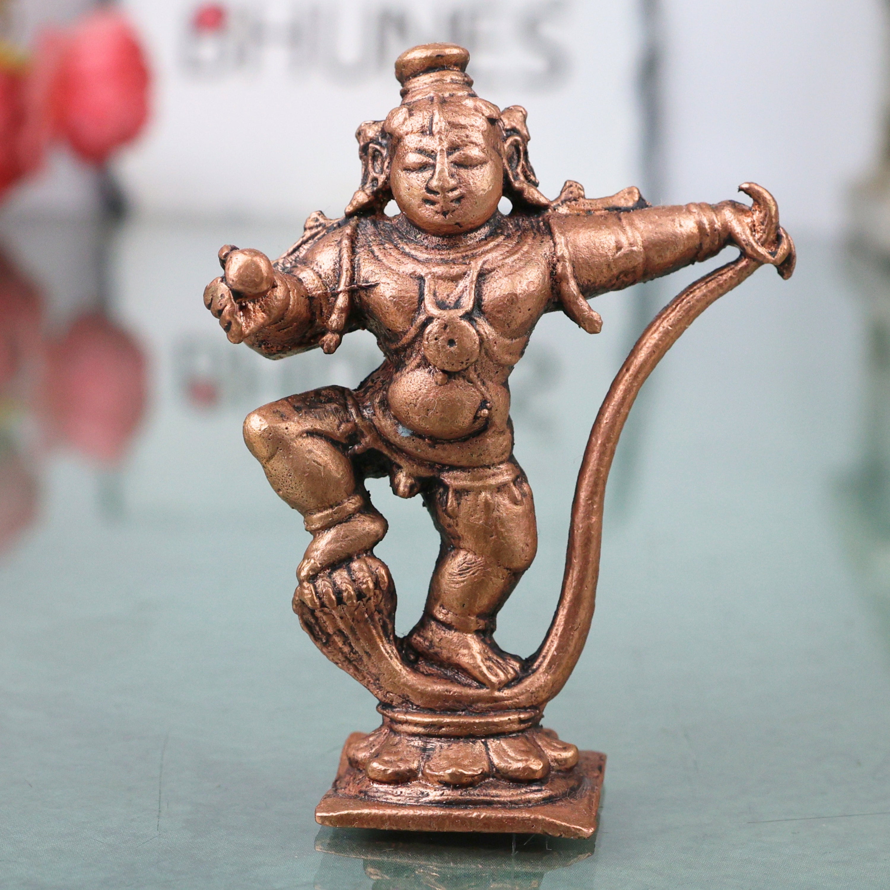 Copper Laddu Gopal Sheshnag Idol 