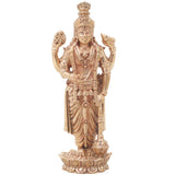 Bronze Vishnu Handcrafted Chola Narayana Perumal Idol for Pooja, Home Decor, Temple Worship & Gifting, Gold, 4 Inch, 1 Piece