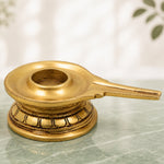Brass Shaligram Stand Peetham Saligram Yoni Base