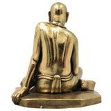 Brass Handcrafted Shri Swami Samarth Maharaj Idol for Pooja, Home Decor & Spiritual Gifting, Gold, 4 Inch, 1 Piece