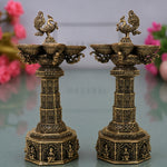 Peacock Lakshmi Vilakku Deepam 