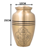 Brass Handcrafted Traditional  Multipurpose Box Peetal Peti Decorative Storage Gift Home Decor Organizer, Gold, 10 Inch, 1 Piece