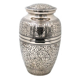 Brass Handcrafted Nickel Coated Multipurpose Box for Home Decor, Traditional Gifting & Storage, 10 Inch, 1 Piece