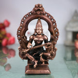 Copper Saraswati Idol Murti