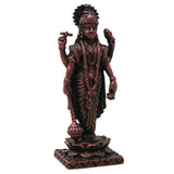 Handcrafted Copper Vishnu Idol, Narayana Perumal Balaji Murti for Pooja, Vastu, Temple &amp; Homedecor, Brown, 2.5 Inch, 1 Piece