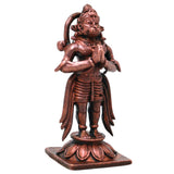 Copper Hanuman Idol Handmade Bajrangbali Murti for Pooja, Vastu Home Decor & Spiritual Gifting, Brown, 2 Inch, 1 Piece