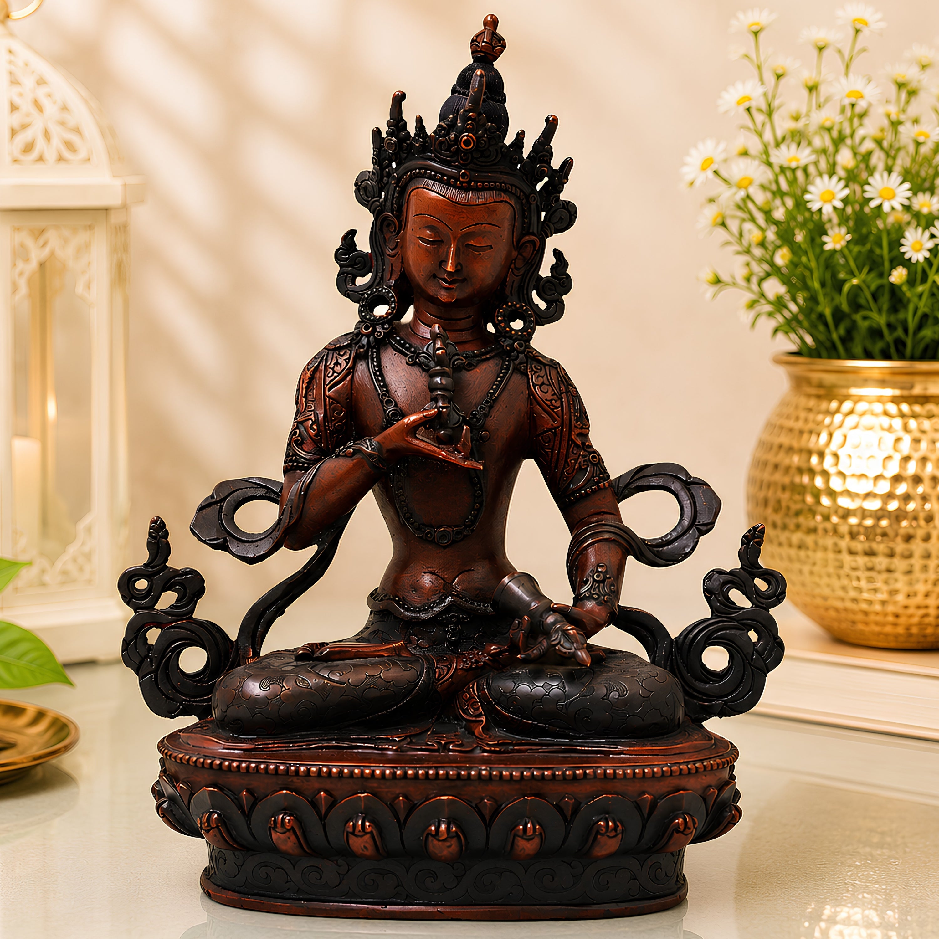 Brass Vajrasattva Idol 