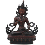 Brass Vajrasattva Idol for Pooja, Handcrafted Tibetan Buddhist Statue for Home Decor & Spiritual Gifting, Brown, 9 Inch, 1 Piece