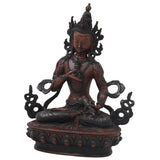 Brass Vajrasattva Idol for Pooja, Handcrafted Tibetan Buddhist Statue for Home Decor & Spiritual Gifting, Brown, 9 Inch, 1 Piece