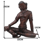Brass Uma Devi Idol for Pooja, Vastu &amp; Spiritual Home Decor, Brown, 10 Inch, 1 Piece