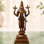 Brass Vishnu