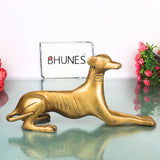 Brass Handcrafted Dog Statue, Home Decor & Gifting, Gold, 4.5 Inch, 1 Piece
