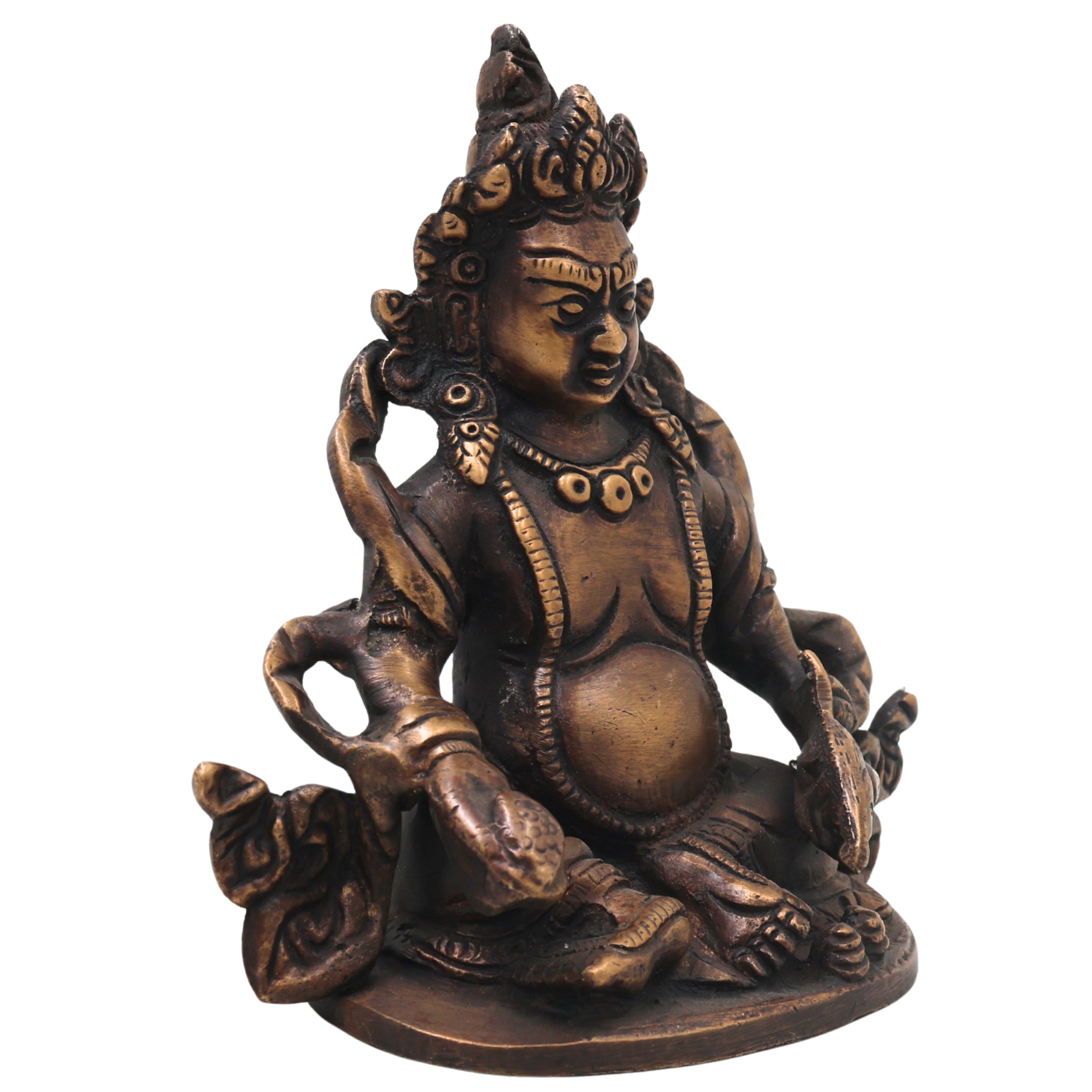 Brass Kubera Idol 