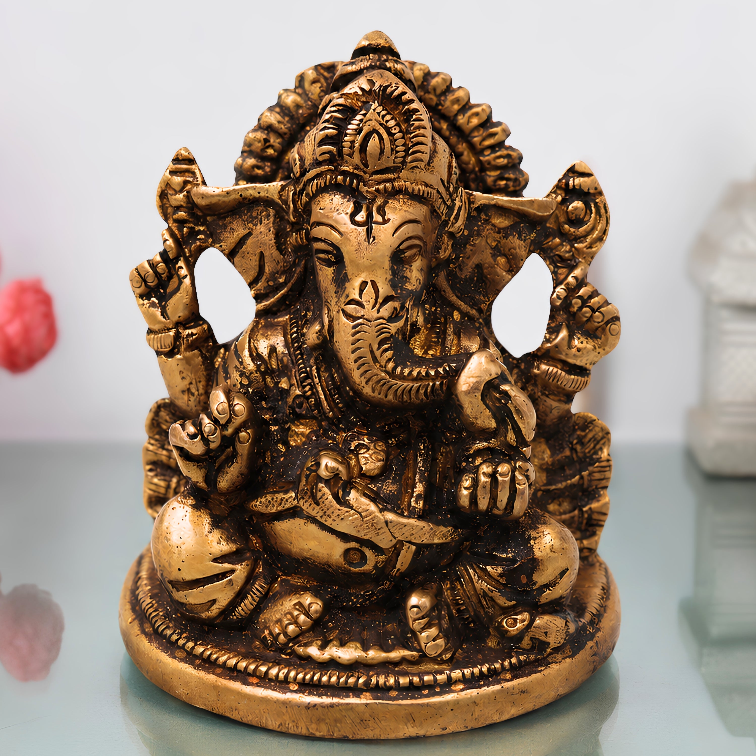 Brass Ganesha Idol