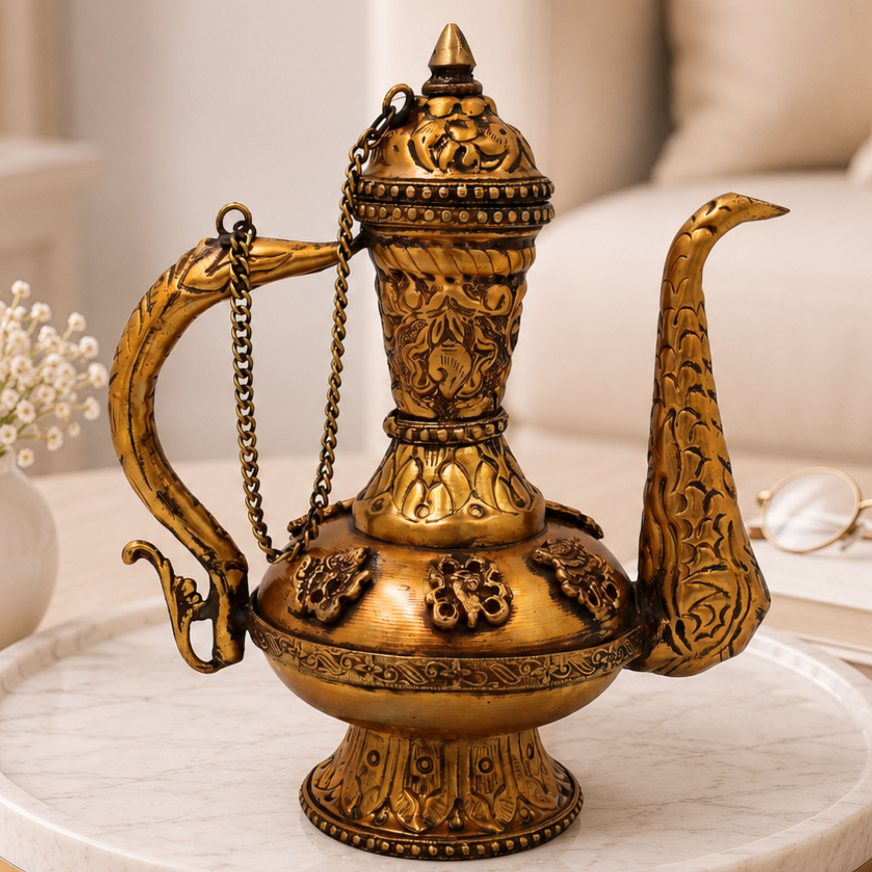 Chola Brass Kettle