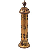 Brass Agarbatti Holder Farman Peetal Incense Stand Traditional Handcrafted Pooja Home Decor Gift, Gold, 13 Inch, 1 Piece