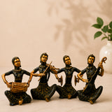 Brass Lady Musician Set