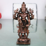Copper Vishnu Idol