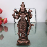  Copper Vishnu Lakshmi Idol 