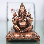Copper Ganesha Idol