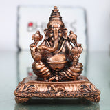 Copper Ganesha Idol