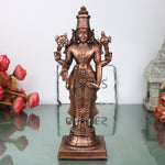 Copper Vishnu Idol